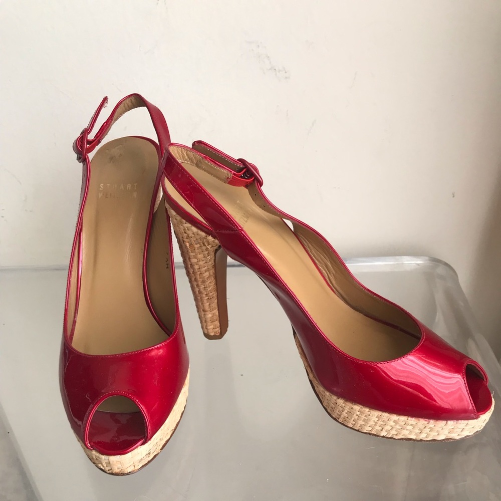 Stuart Weitzman sling back heels